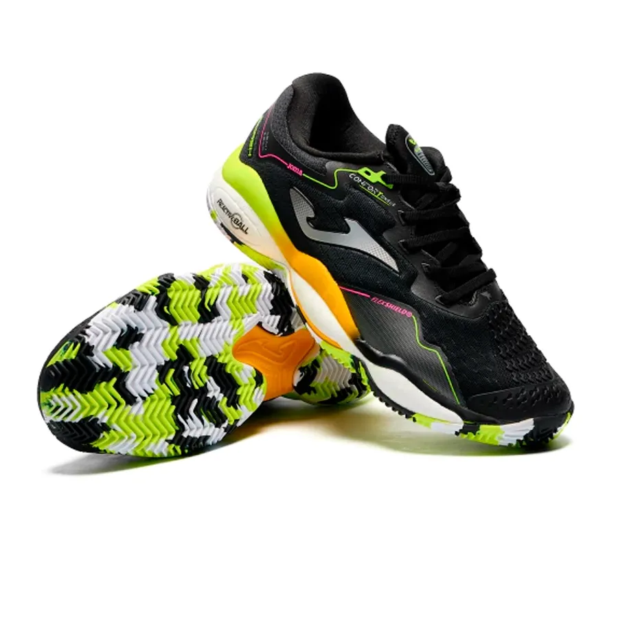 Imagen 2 de 7 de Zapatillas Joma Padel Smash-NEGRO/AMARILLO/PLATA