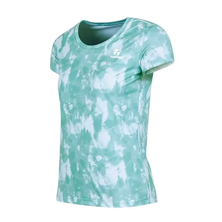 Imagen 0 de 3 de Remera Topper Mc Training Full Print-VERDE AGUA