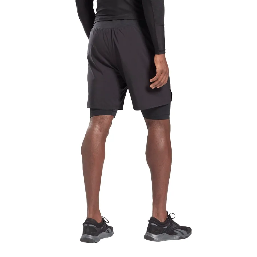 Imagen 1 de 4 de Shorts Reebok 2 en 1-NEGRO