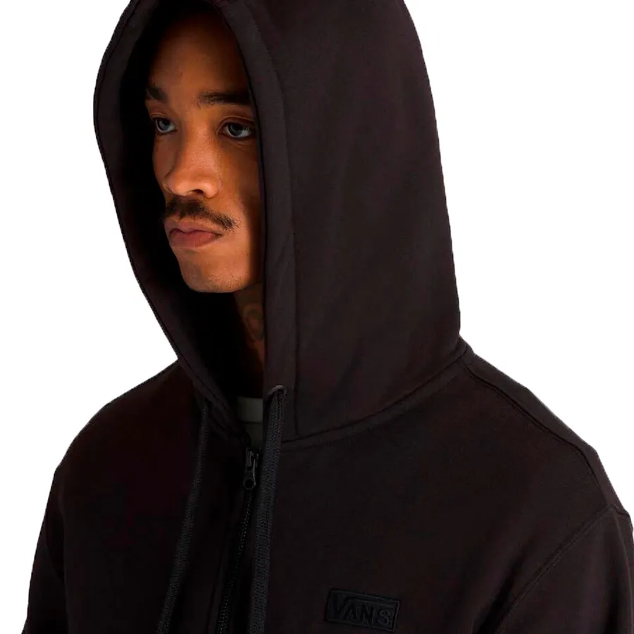 Imagen 3 de 4 de Campera Vans Core Basic Full Zip-NEGRO/BLANCO