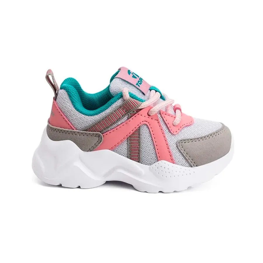 Imagen 0 de 5 de Zapatillas Topper Chalpa Bebe-BLANCO/GRIS/ROSA