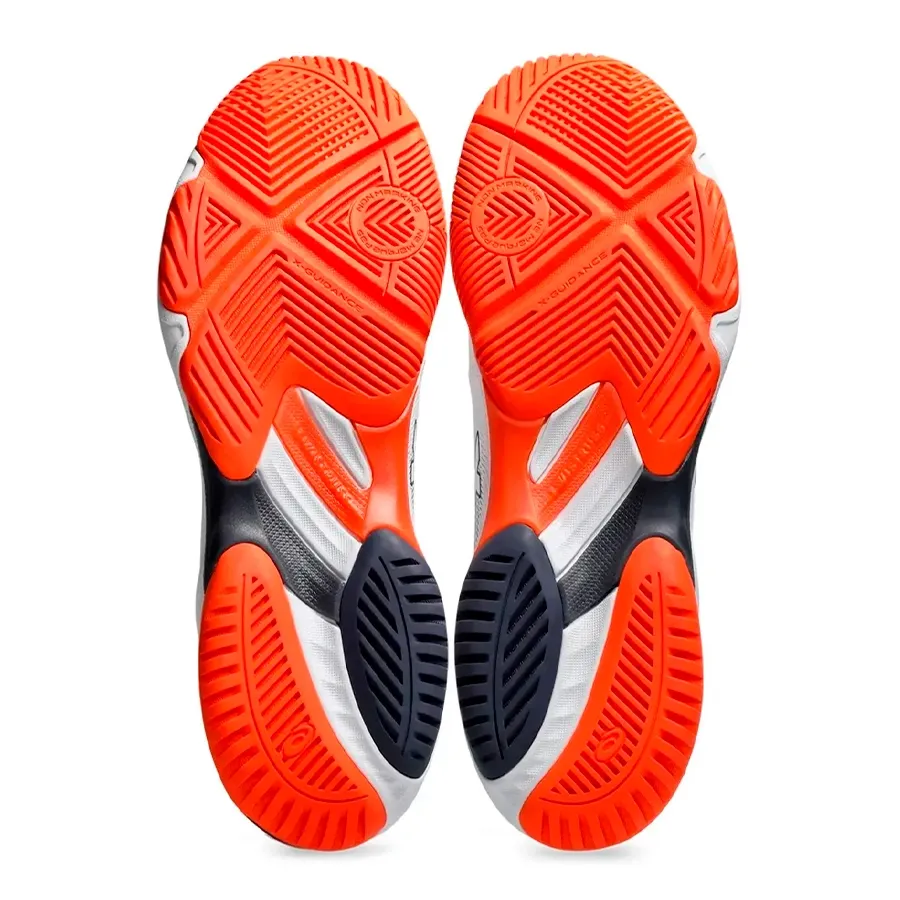 Imagen 5 de 6 de Zapatillas Asics Netburner Ballistic Ff Mt 3-BLANCO/GRIS/NARANJA