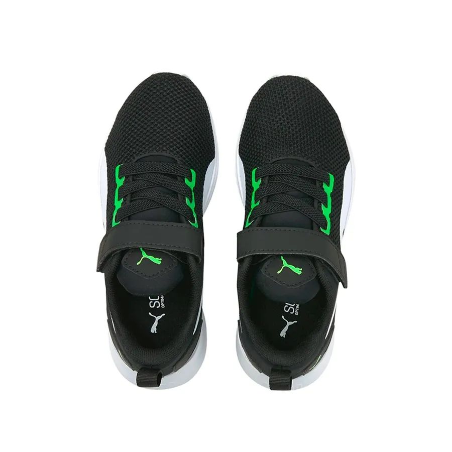 Imagen 3 de 4 de Zapatillas Puma Flyer Runner V Ps-NEGRO/BLANCO/VERDE