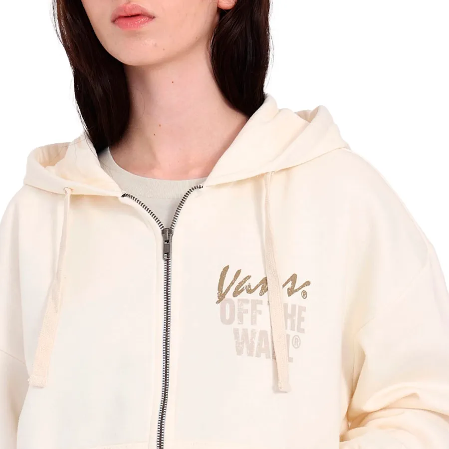 Imagen 2 de 3 de Campera Vans Ladywall Retro Zip-BLANCO