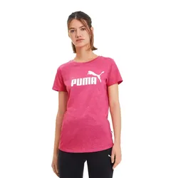 Remera Puma Ess+ Logo Heather