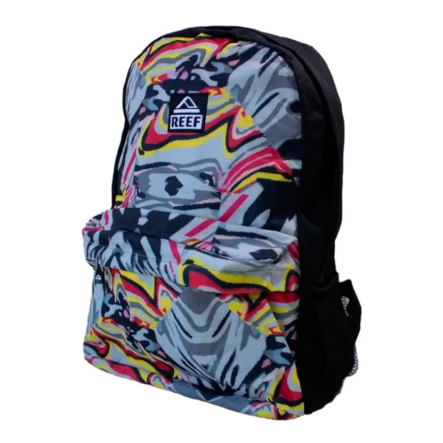 Imagen 0 de 2 de Mochila 17 Sublimada-NEGRO/ROJO/GRIS/AMARILLO
