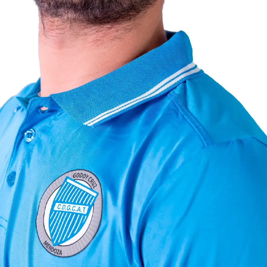 Imagen 4 de 5 de Remera Fiume Sport Godoy Cruz 25-AZUL/BLANCO