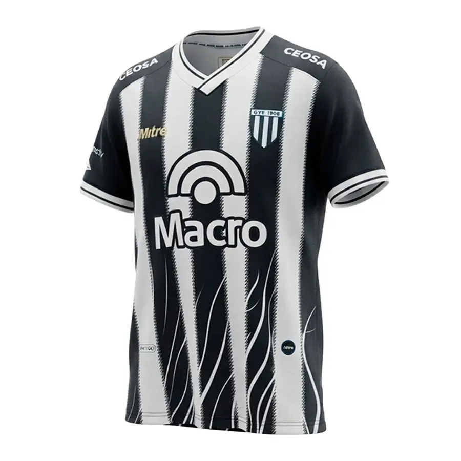 Imagen 0 de 2 de Camiseta Mitre Gimnasia y Esgrima de Mendoza Titular 2026-BLANCO/NEGRO