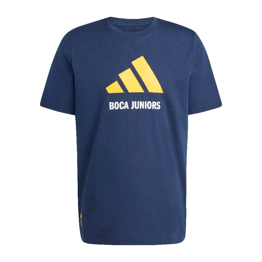 Imagen 2 de 5 de Remera adidas de temporada de Boca Juniors-MARINO/AMARILLO