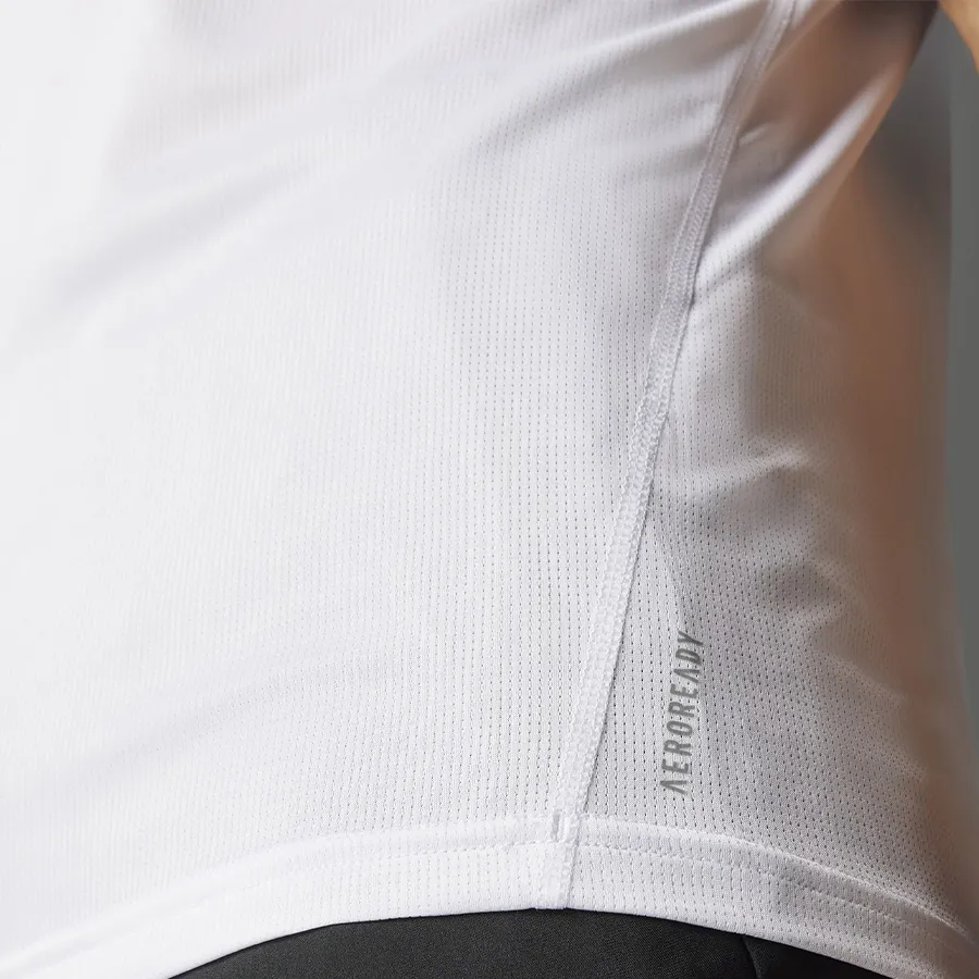 Imagen 4 de 6 de Remera adidas Run It-BLANCO/NEGRO
