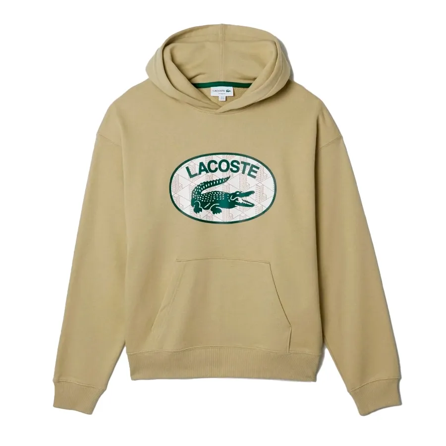 Imagen 0 de 2 de Buzo Lacoste -BEIGE/VERDE