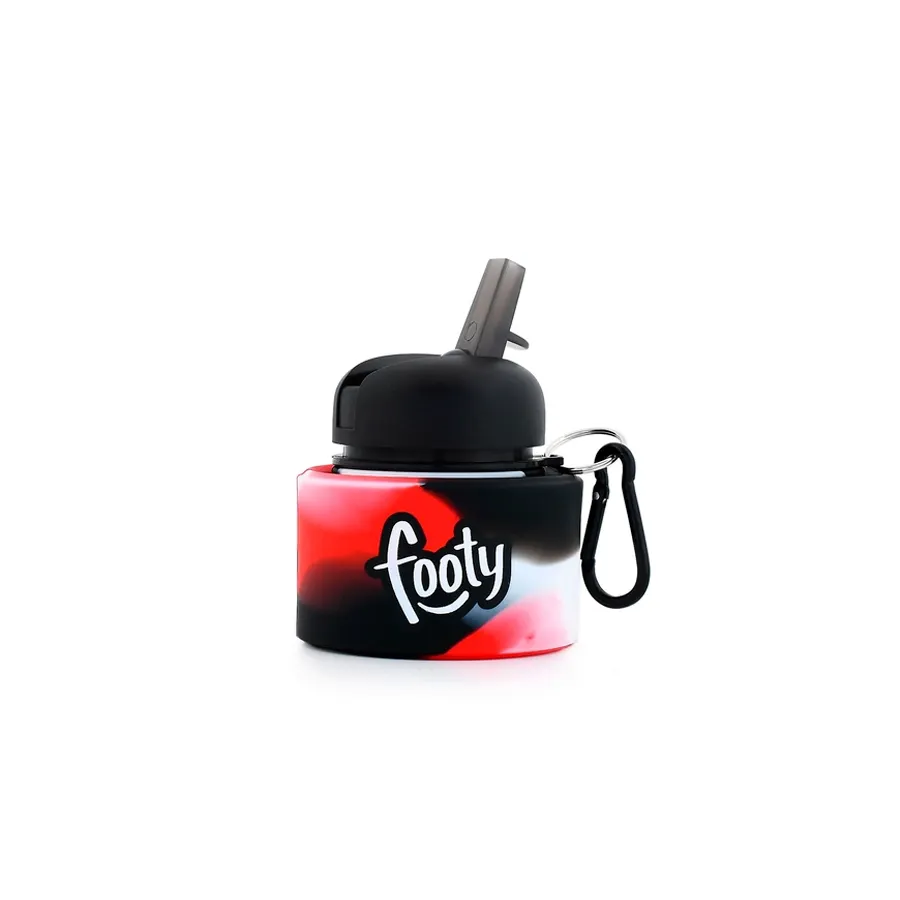 Imagen 1 de 2 de Botella de Silicona Footy-ROJO/NEGRO/BLANCO