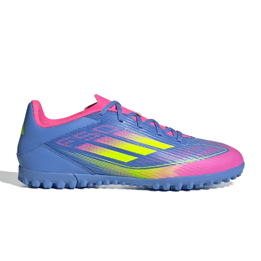 Imagen 0 de 7 de Botines adidas F50 Club Tf-AZUL/AMARILLO FLUOR/ROSA FLUOR