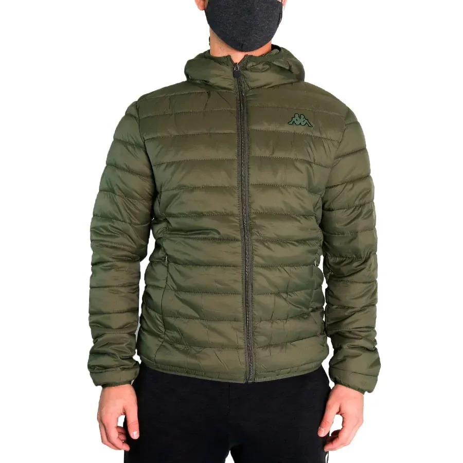 Imagen 3 de 5 de Campera Kappa Unisex Nylon Ultraliviana-VERDE