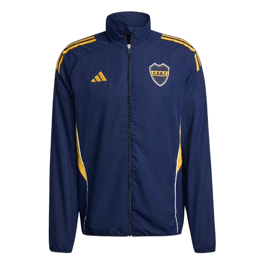 Imagen 1 de 4 de Campera adidas de Presentación Tiro de Boca Juniors Tiro 25-AZUL MARINO/AMARILLO