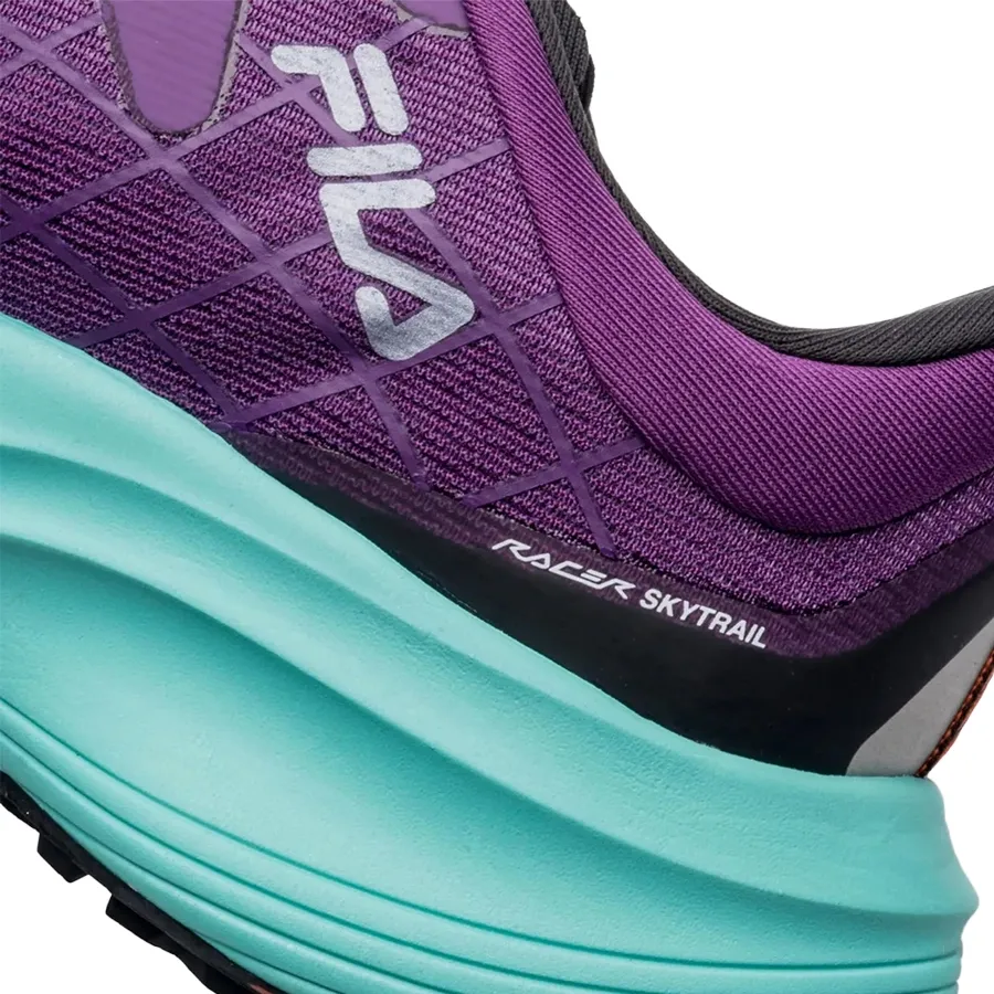 Imagen 4 de 6 de Zapatillas Fila Racer Skytrail-VIOLETA/CELESTE