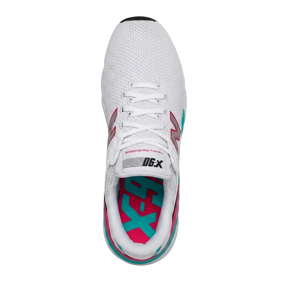 Imagen 3 de 5 de Zapatillas New Balance X90-BLANCO/VERDE/NEGRO