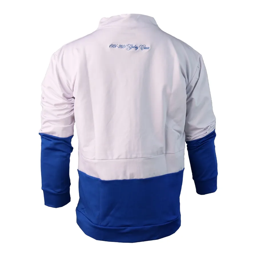Imagen 1 de 5 de Campera Fiume Sport Con recorte Godoy Cruz - Línea 100 años-BLANCO/AZUL