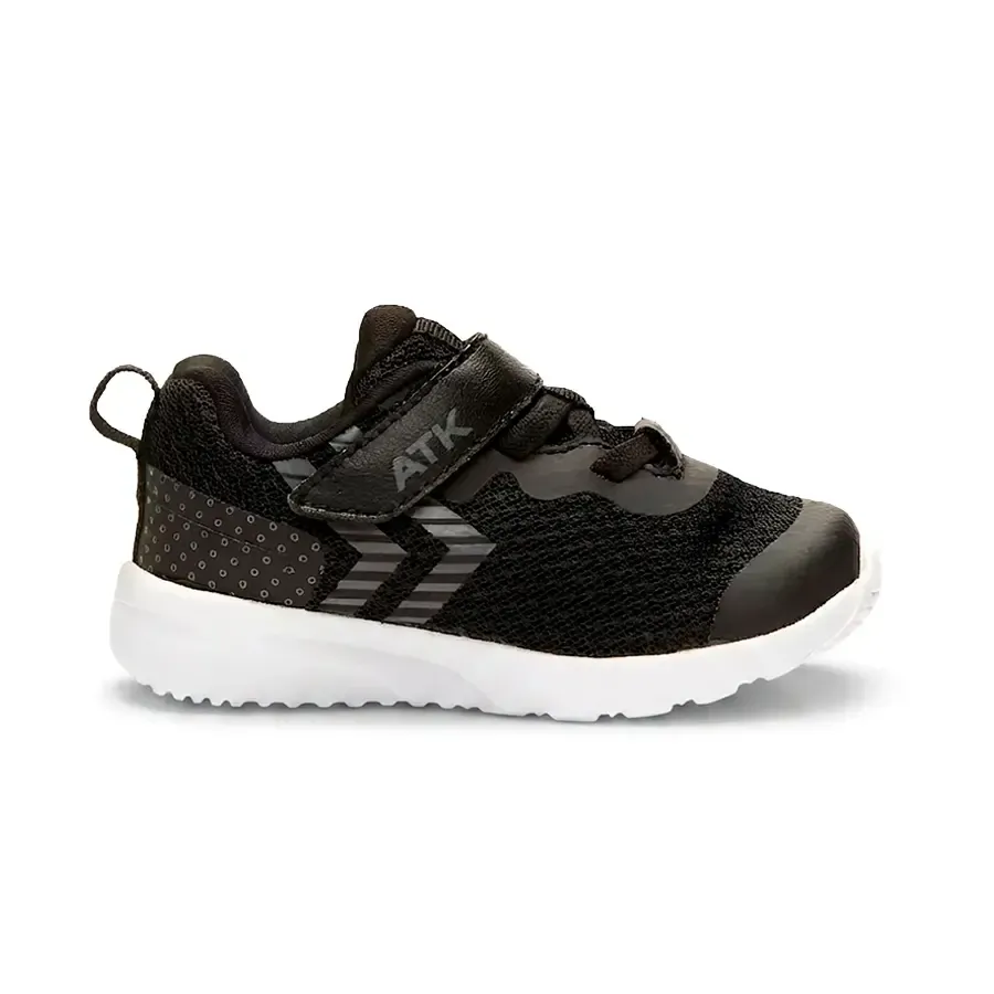 Imagen 0 de 6 de Zapatillas Atomik Casual Con Abrojo BB-NEGRO/GRAFITO