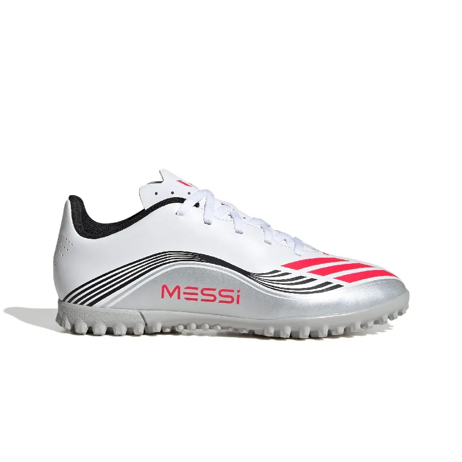 Imagen 0 de 7 de Botines adidas F50 Messi Club Tf-BLANCO/ROJO/PLATA