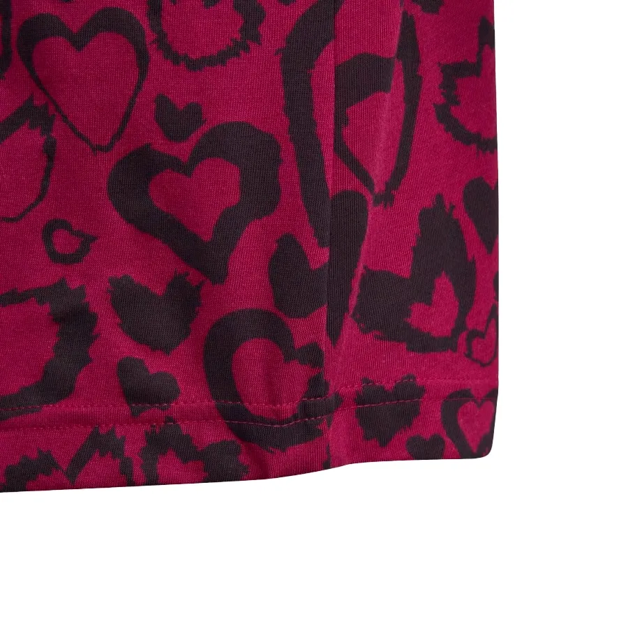 Imagen 4 de 5 de Remera adidas Must Haves-PURPURA/NEGRO/BLANCO