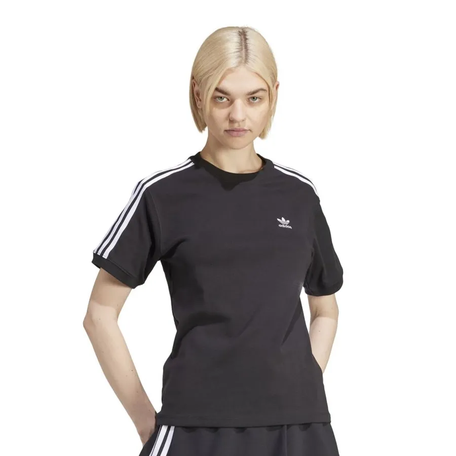 Imagen 0 de 5 de Remera adidas originals 3 Stripe Tee-NEGRO