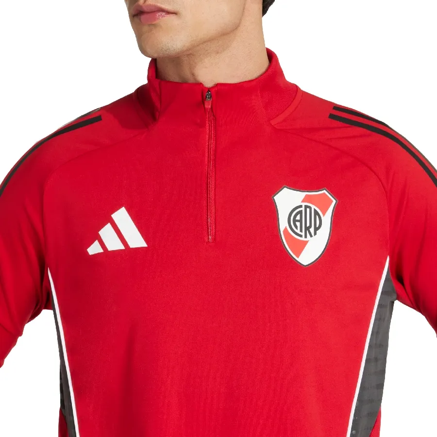Imagen 3 de 5 de Buzo De Entrenamiento adidas de River Plate Tiro 25 Competition-ROJO