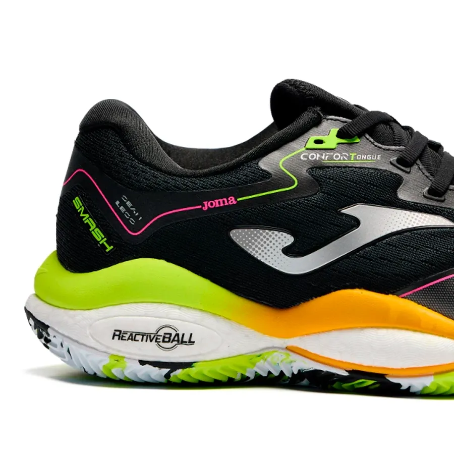 Imagen 4 de 7 de Zapatillas Joma Padel Smash-NEGRO/AMARILLO/PLATA