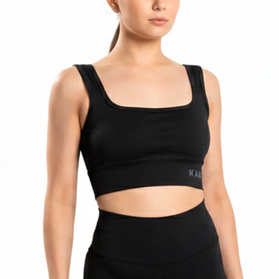 Imagen 0 de 5 de Top Kamp Recto Seamless-BLANCO/NEGRO