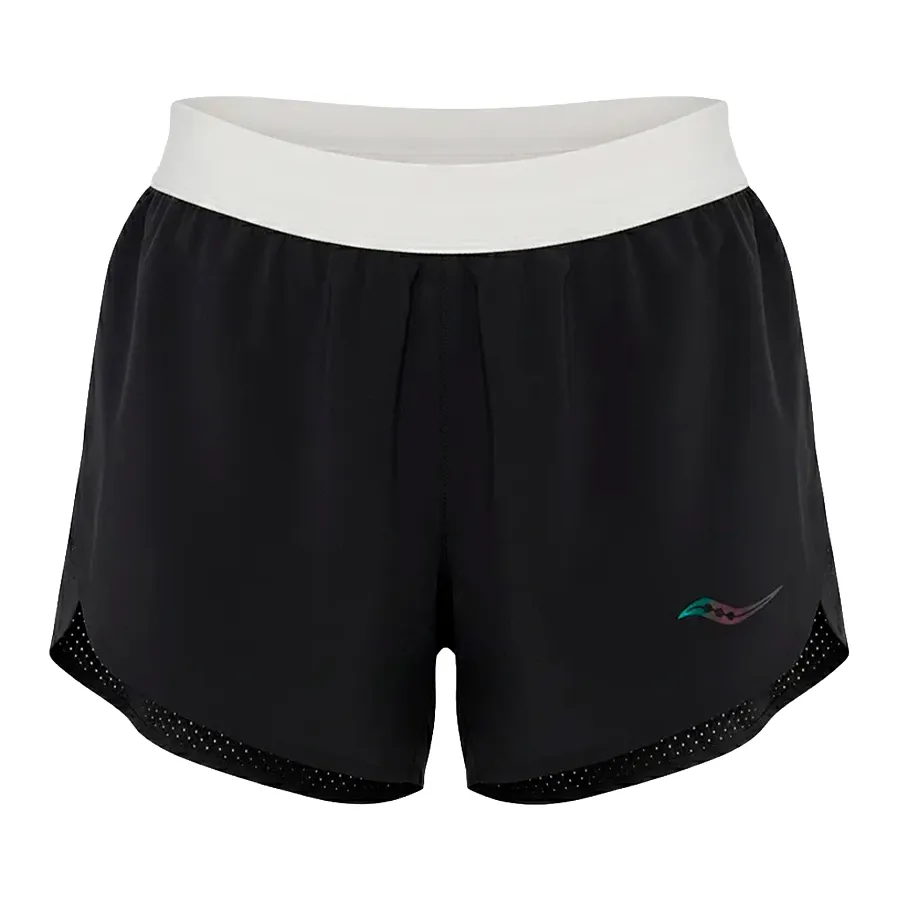 Imagen 2 de 5 de Short Saucony Endorphin Split-NEGRO