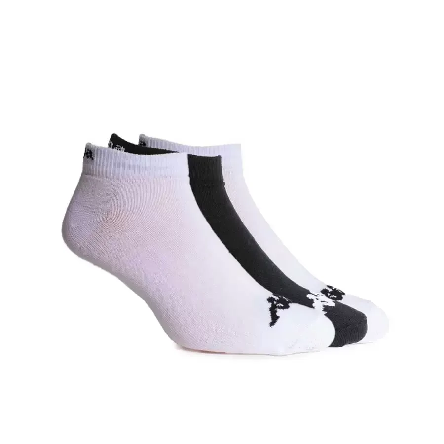 Imagen 0 de 1 de Medias Kappa Low Socks X 3-NEGRO/BLANCO