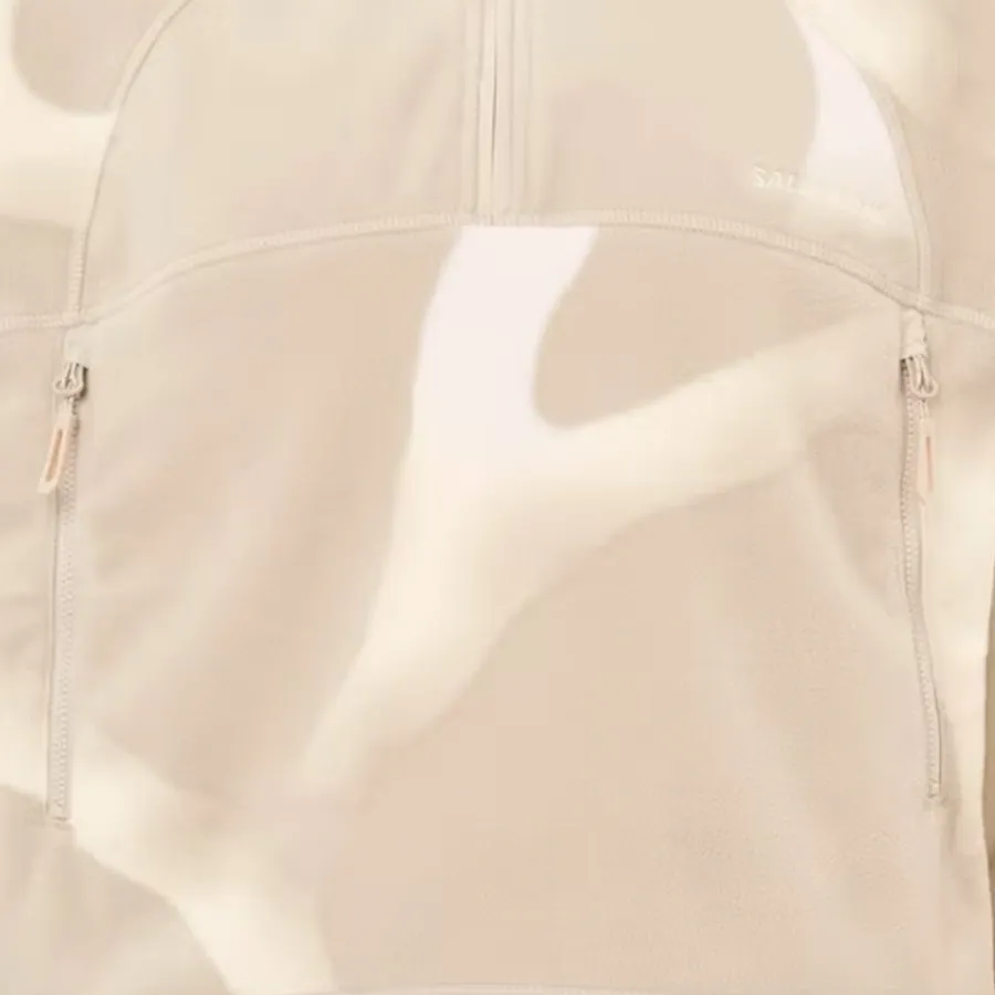 Imagen 4 de 7 de Buzo Salomon Chroma Fleece Crop-CREMA