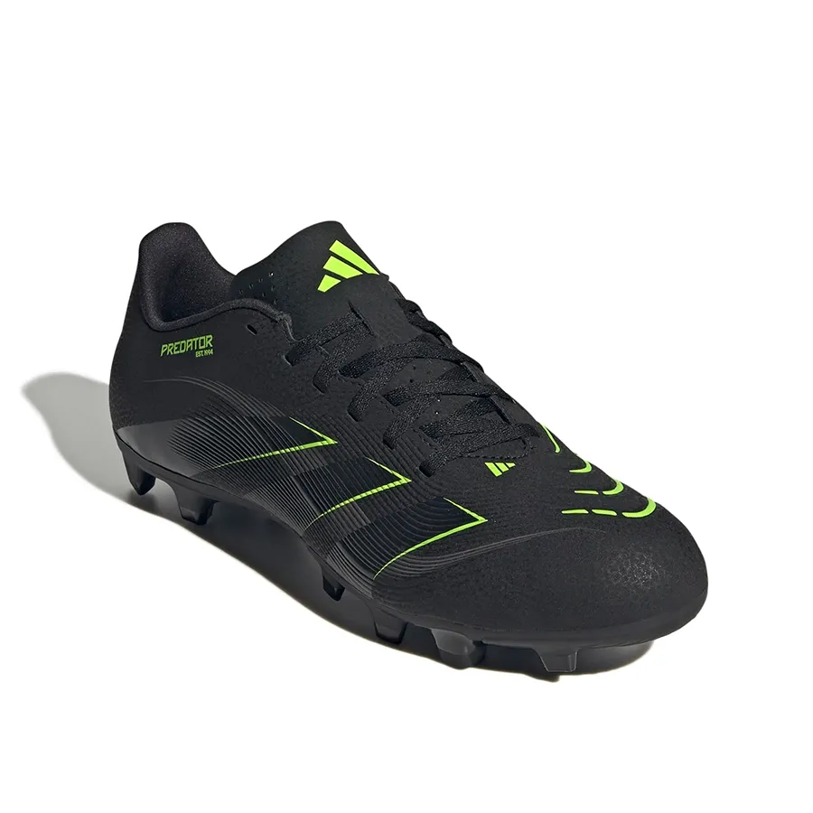 Imagen 2 de 7 de Botines adidas Predator Club Fg/Mg-NEGRO/VERDE FLUOR