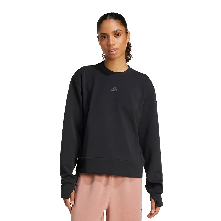 Imagen 1 de 5 de Buzo adidas Designed For Training Knit-NEGRO