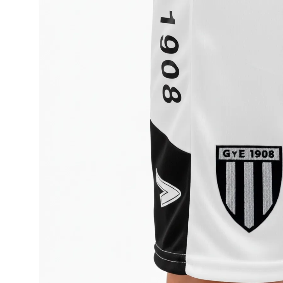 Imagen 2 de 3 de Mitre Shorts Alternativo Gimnasia y Esgrima 24-BLANCO