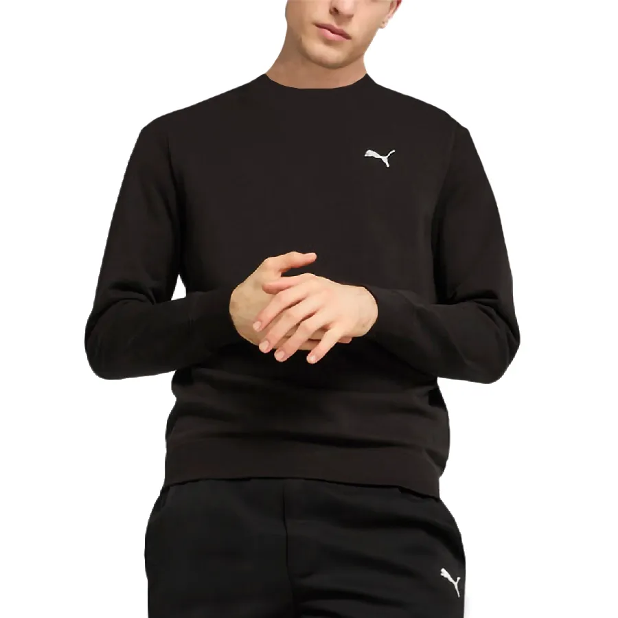 Imagen 1 de 3 de Buzo Puma Essentials Crew-NEGRO