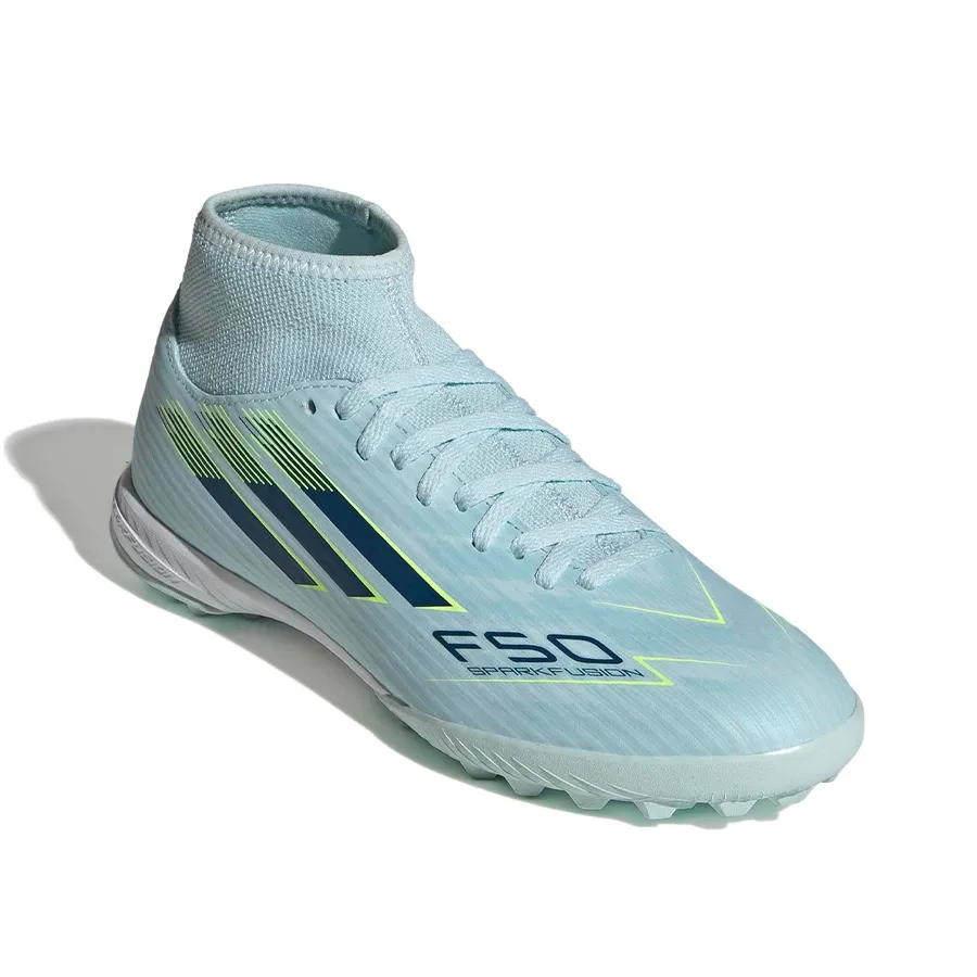 Imagen 1 de 7 de Botines adidas F50 Sparkfusion Club Tf-AERO/MARINO/AMARILLO FLUOR