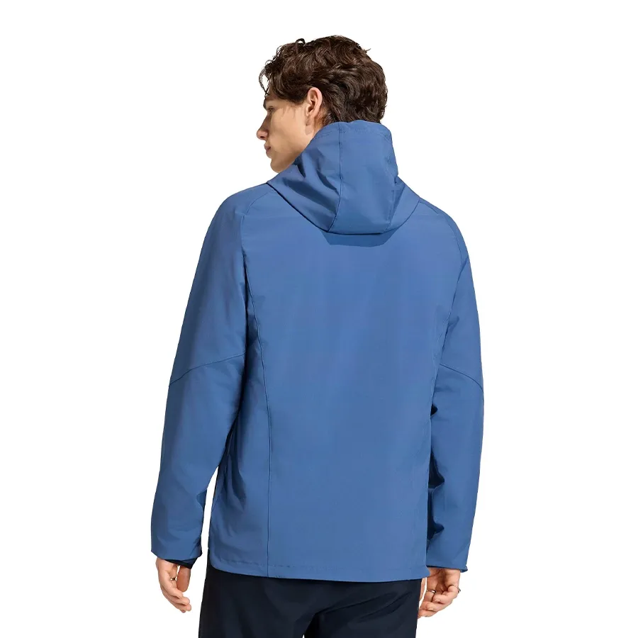 Imagen 2 de 6 de Campera adidas Rompeviento Tiro Travel AFA-MARINO/DORADO