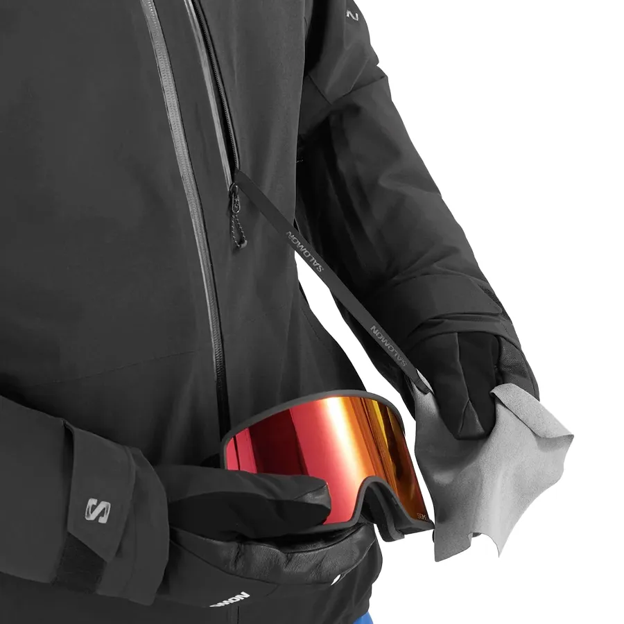 Imagen 4 de 8 de Campera Salomon Highland Jacket-NEGRO