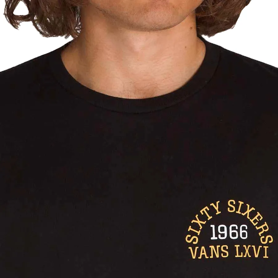 Imagen 2 de 3 de Remera Vans Frat LXVI SS-NEGRO/AMARILLO