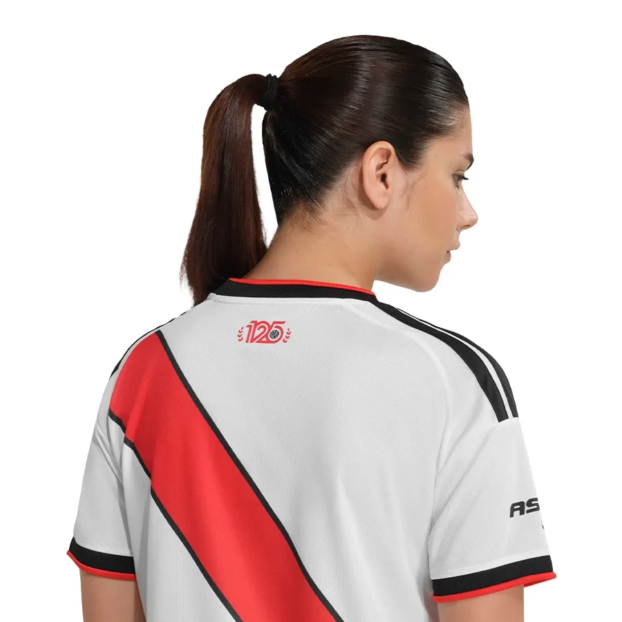 Imagen 4 de 5 de Remera adidas Camiseta Titular River Plate 26/27-BLANCO/ROJO/NEGRO