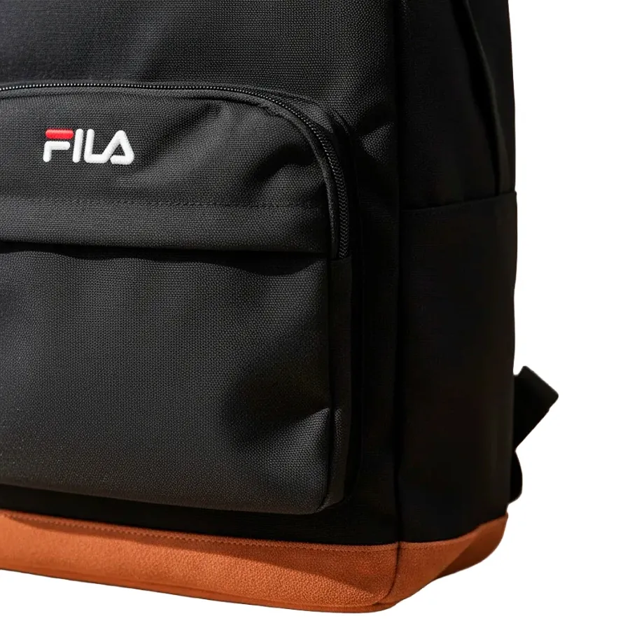 Imagen 3 de 5 de Mochila Fila U Suede-NEGRO