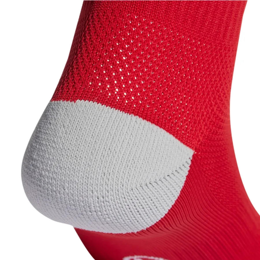 Imagen 1 de 3 de Medias adidas Milano 23-ROJO/BLANCO