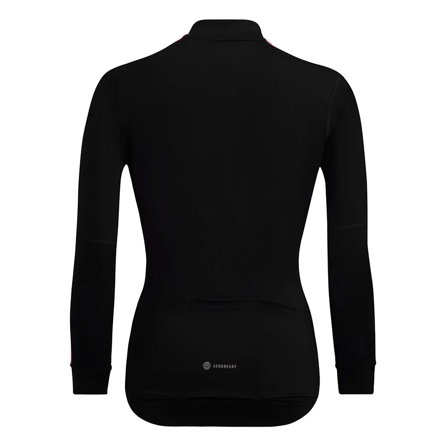 Imagen 1 de 2 de Campera adidas de Ciclismo Manga Larga-AZUL/ROSA