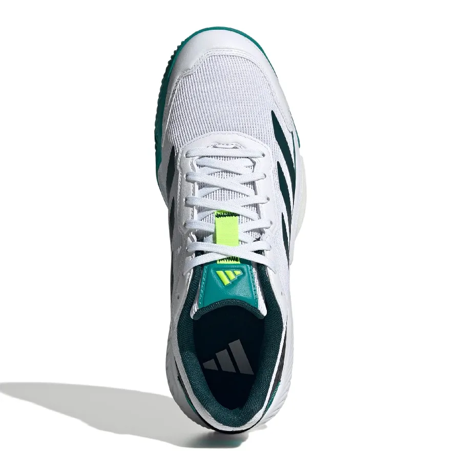 Imagen 3 de 7 de Zapatillas adidas Courtquick Padel-BLANCO/PETROLEO/VERDE