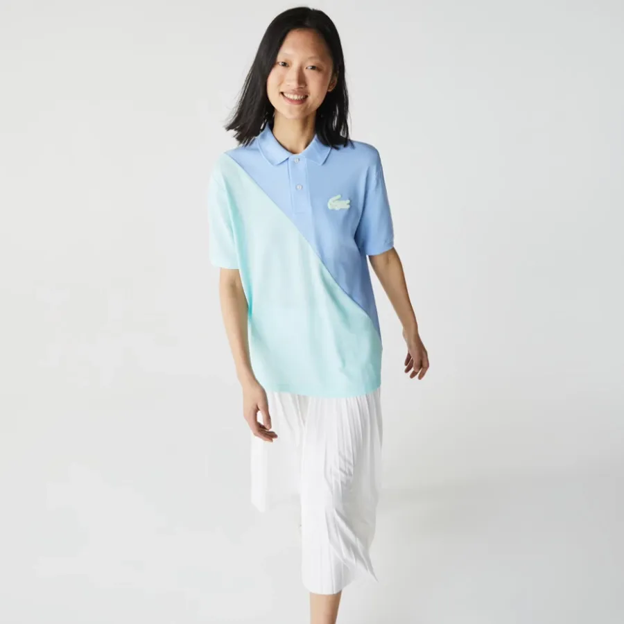 Imagen 0 de 5 de Remera Lacoste Polos Loose Fit-TURQUESA/VERDE AGUA