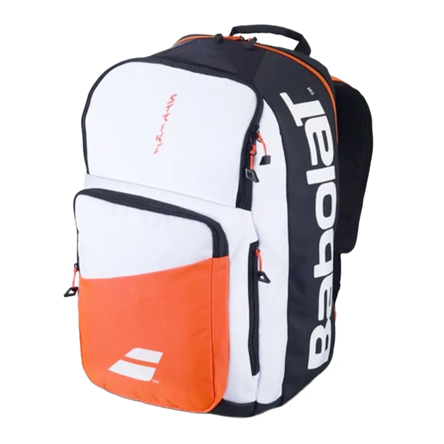 Imagen 0 de 2 de Mochila Babolat Pure Strike 4th Gen-NEGRO/BLANCO/NARANJA