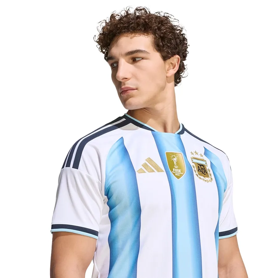 Imagen 4 de 6 de Camiseta adidas Titular Selección Argentina 26 Afa Versión Fan-BLANCO/CELESTE