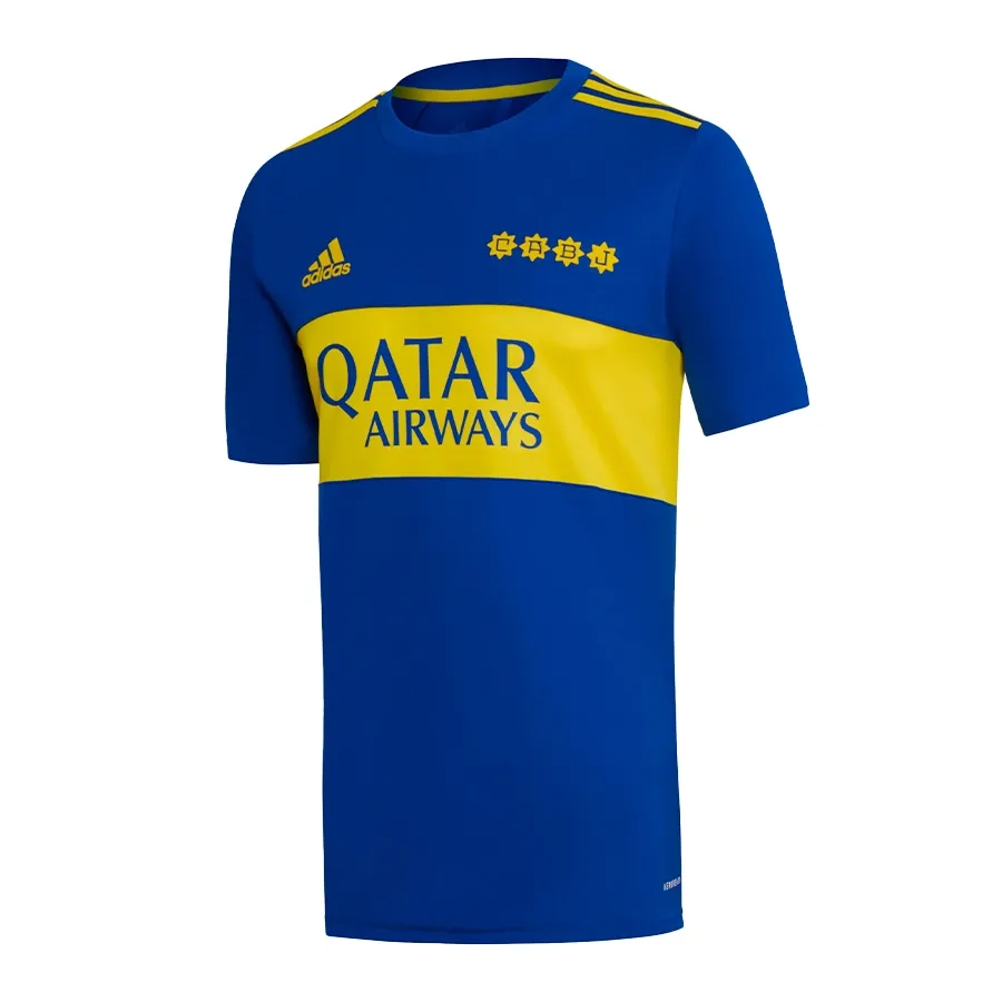 Imagen 1 de 2 de Camiseta adidas Titular Boca Juniors 21/22-AZUL/AMARILLO