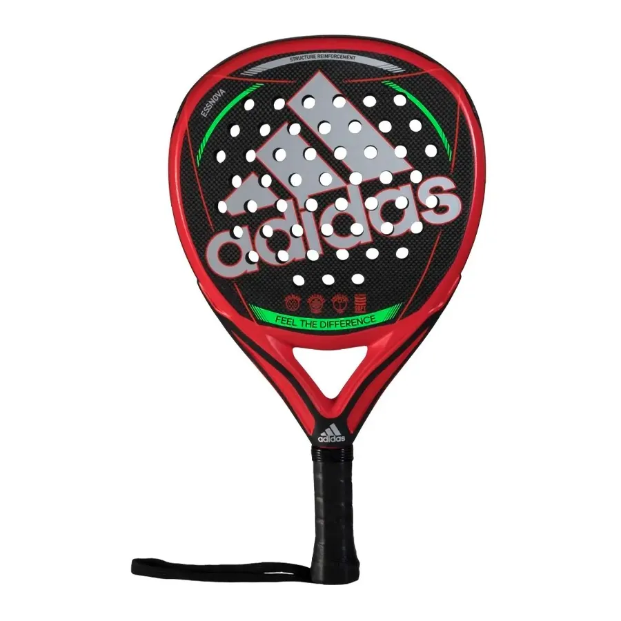 Imagen 0 de 4 de Paleta adidas Essnova Carbon 3.1-NEGRO/ROJO/VERDE